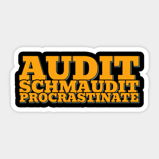 Procrastinate Tax Day Sticker